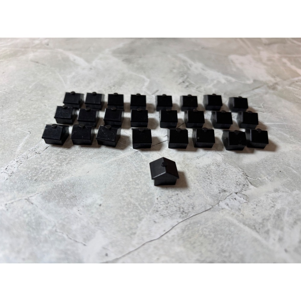 2000 Harley Davidson Live To Ride Monopoly 25 Replacement Black Houses